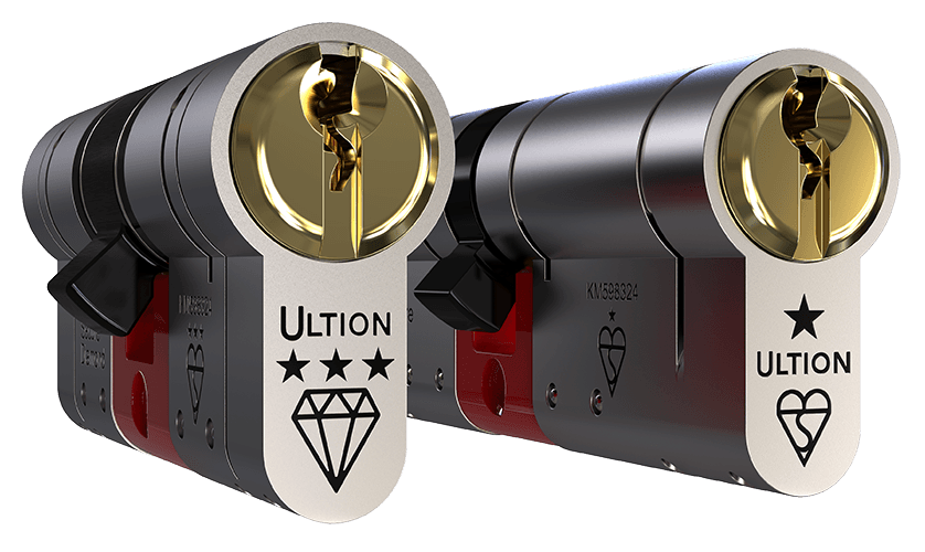 Genuine Ultion anti-snap euro cylinders, the high-security locks Doctor Locks fits